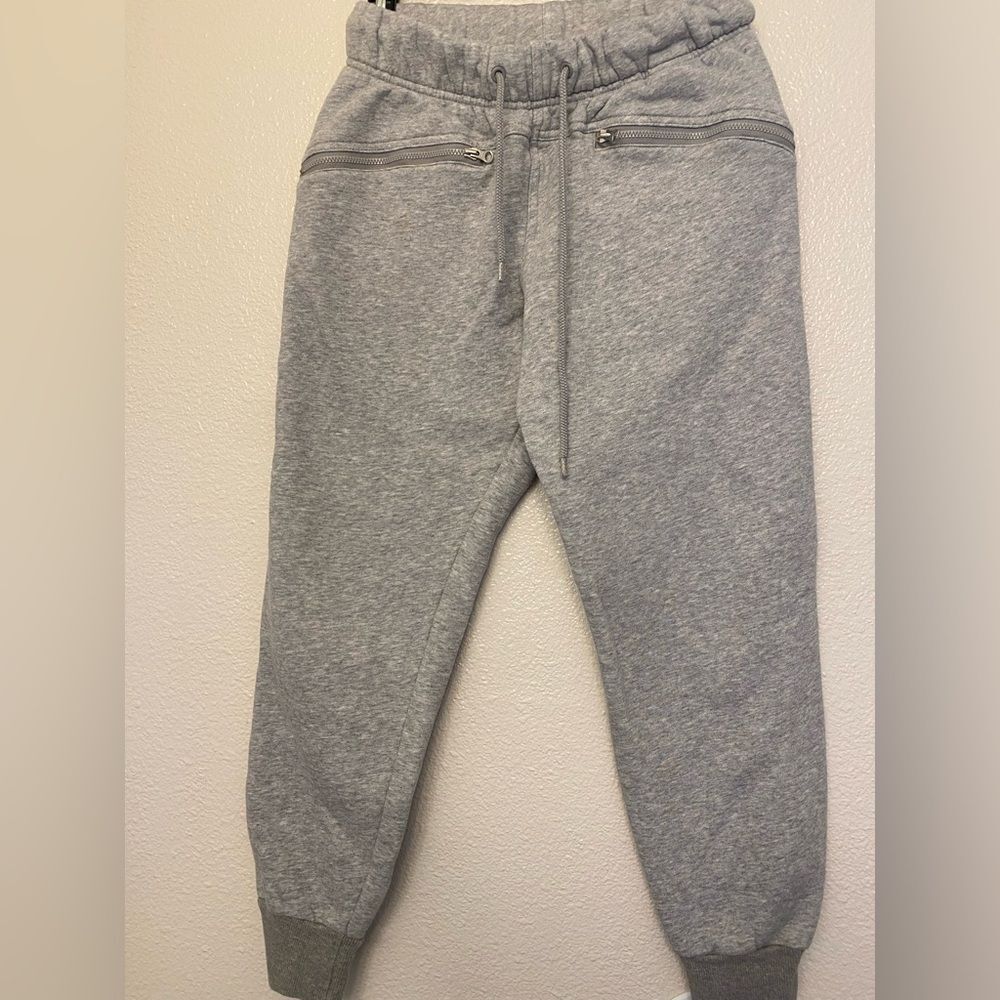 Adidas X Stella McCartney Sweat pants gray lounge wear organic cotton blend XS - Picture 4 of 11